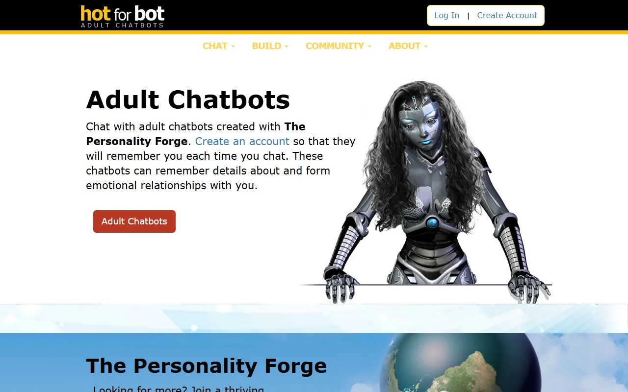 Screenshot of Hotforbot