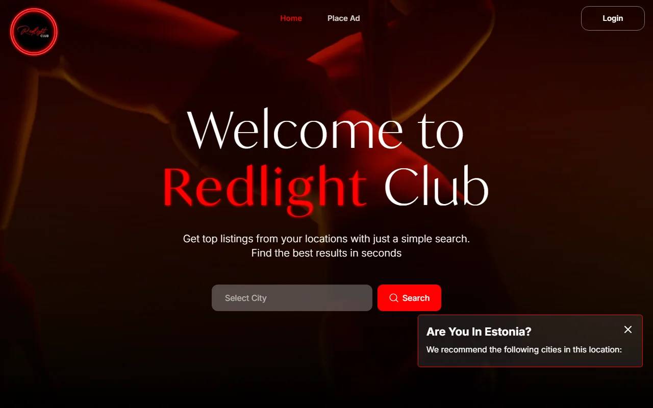 Screenshot of Redlightclub